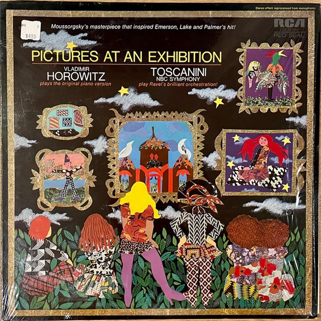 Pictures at an Exhibition: piano & orchestral versions cover